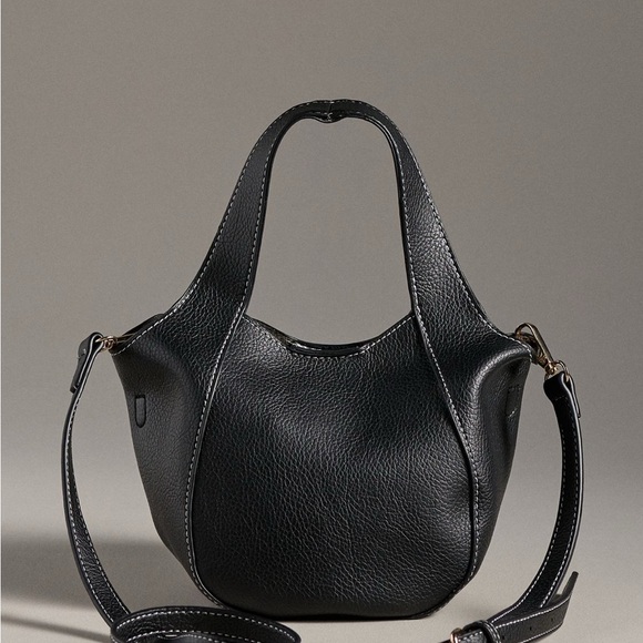Anthropologie Handbags - Anthropologie The Sonia Mini Slouchy Tote Bag Black